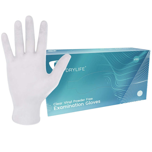 Clear Vinyl Gloves Medium