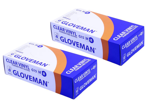 Clear Vinyl Gloves Large